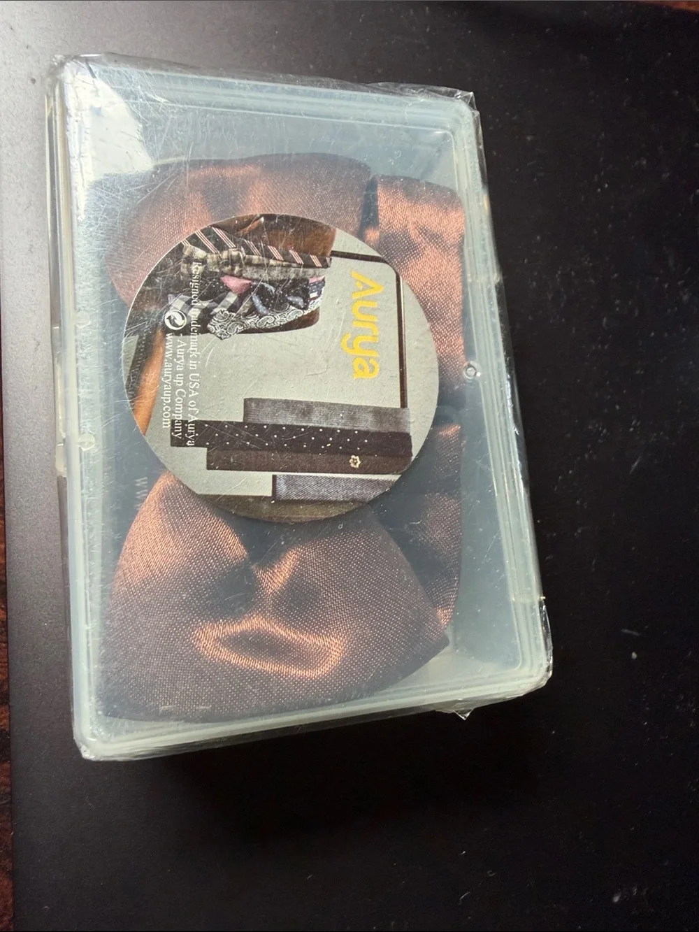 N/A brown satin